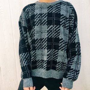 Grey and Black Sweater